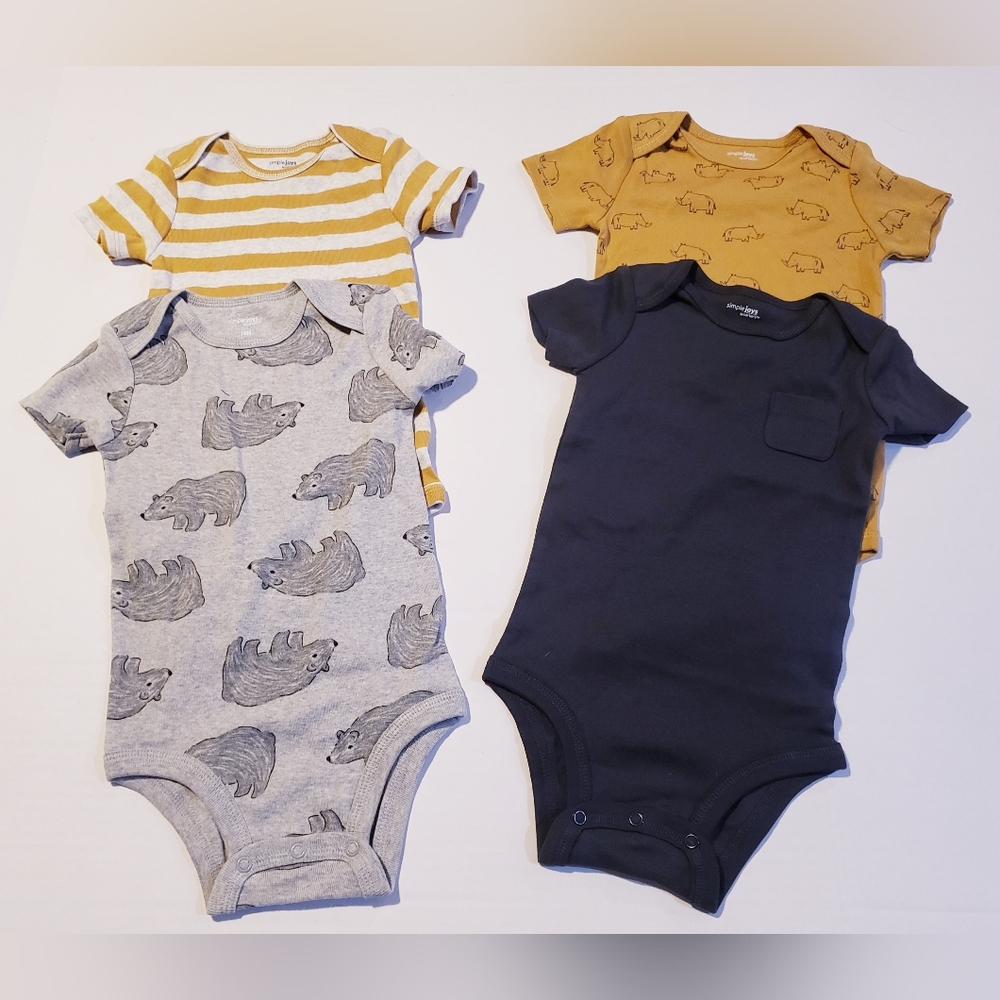 Simple Joys By Carters bodysuits 4 pack Size 18m Brand New Without Tags